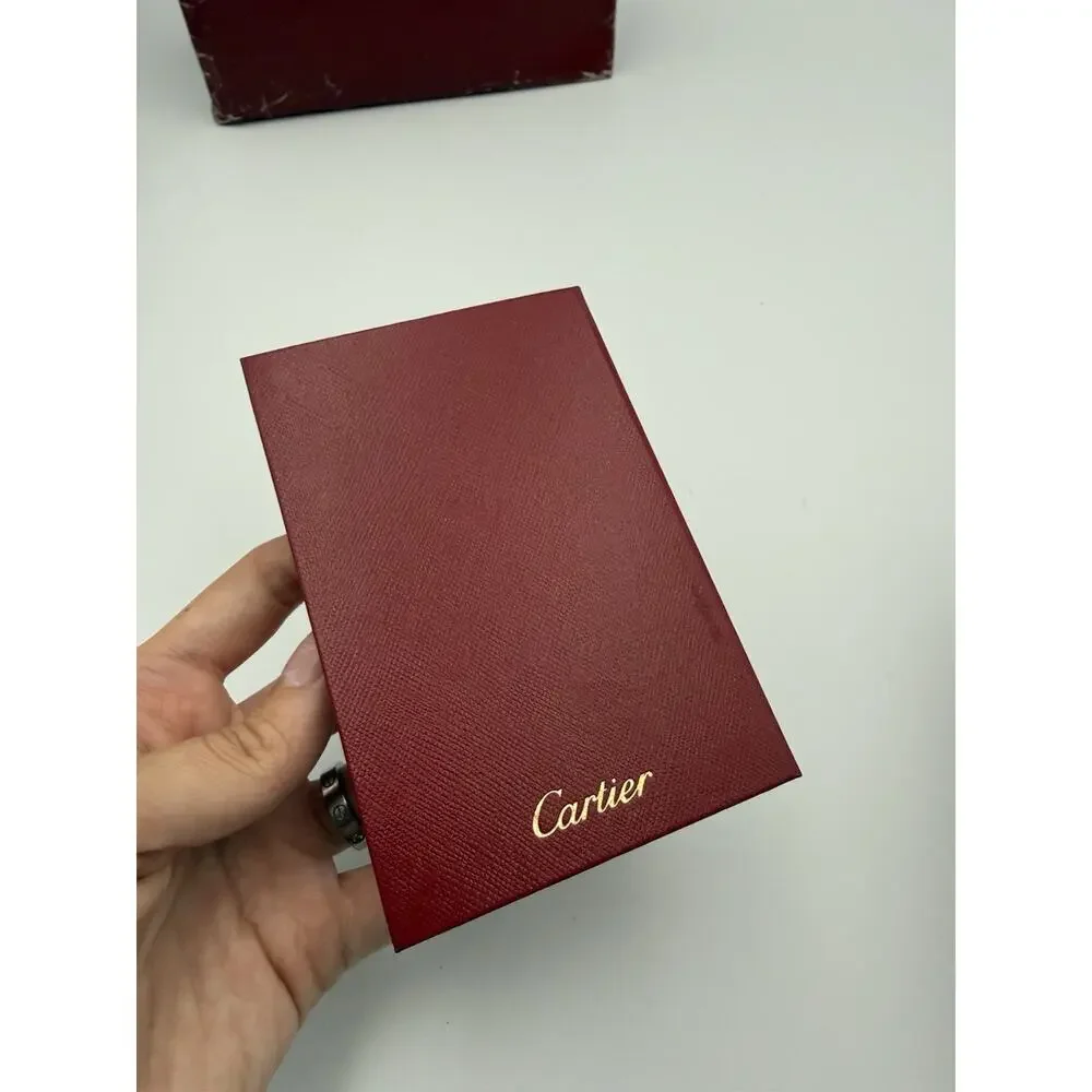Authentic Cartier Jewelry Ring Box Set With Certificate Booklet & Papers 2016